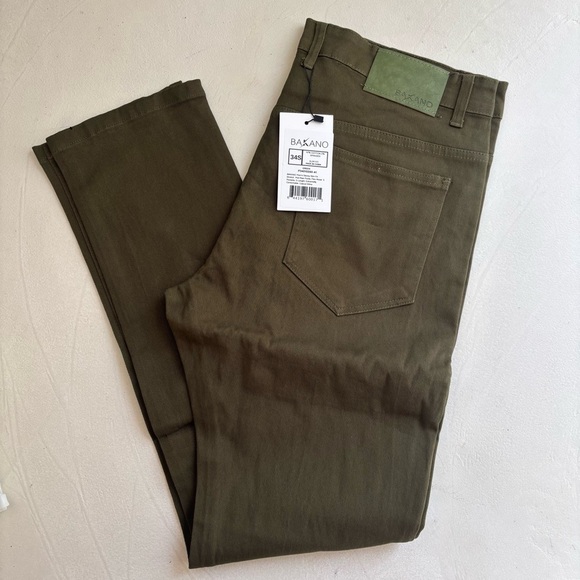 BAKANO NWT Men's Skinny Slim Fit Stretch Pants Size 34 - Picture 3 of 10